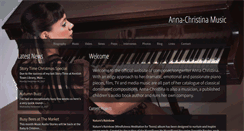 Desktop Screenshot of annachristinamusic.com